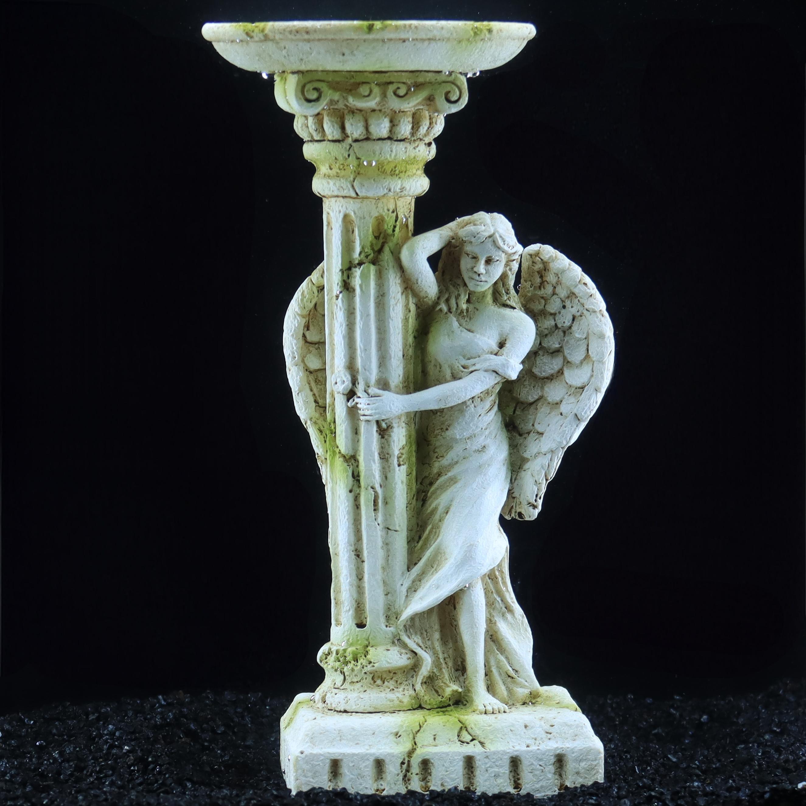 Aquarium Fish Angel - roman angel, vintage romantic resin decoration,
