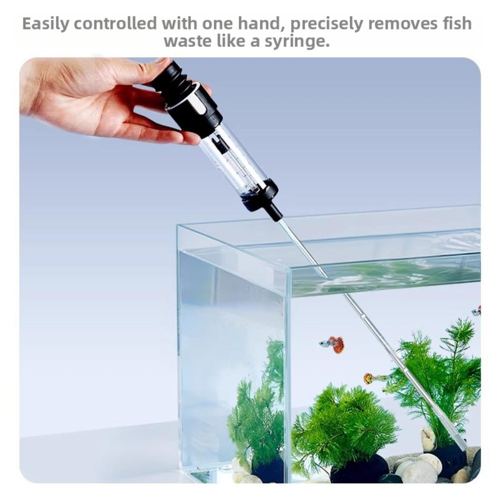 Gravel Vacuum Cleaner - 1pcs Fish Tank Vacuum For Gravel