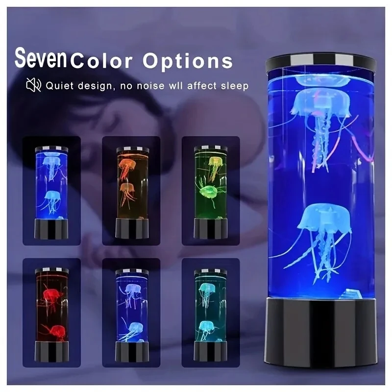 Aquarium Fish Discus - Jellyfish Lamp LED Remote Control Color