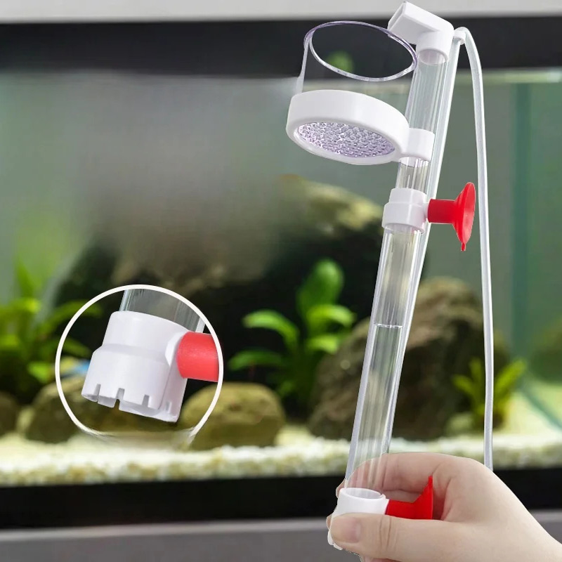 Gravel Vacuum Cleaner - Fish Waste Collector Aquarium Bottom Poop
