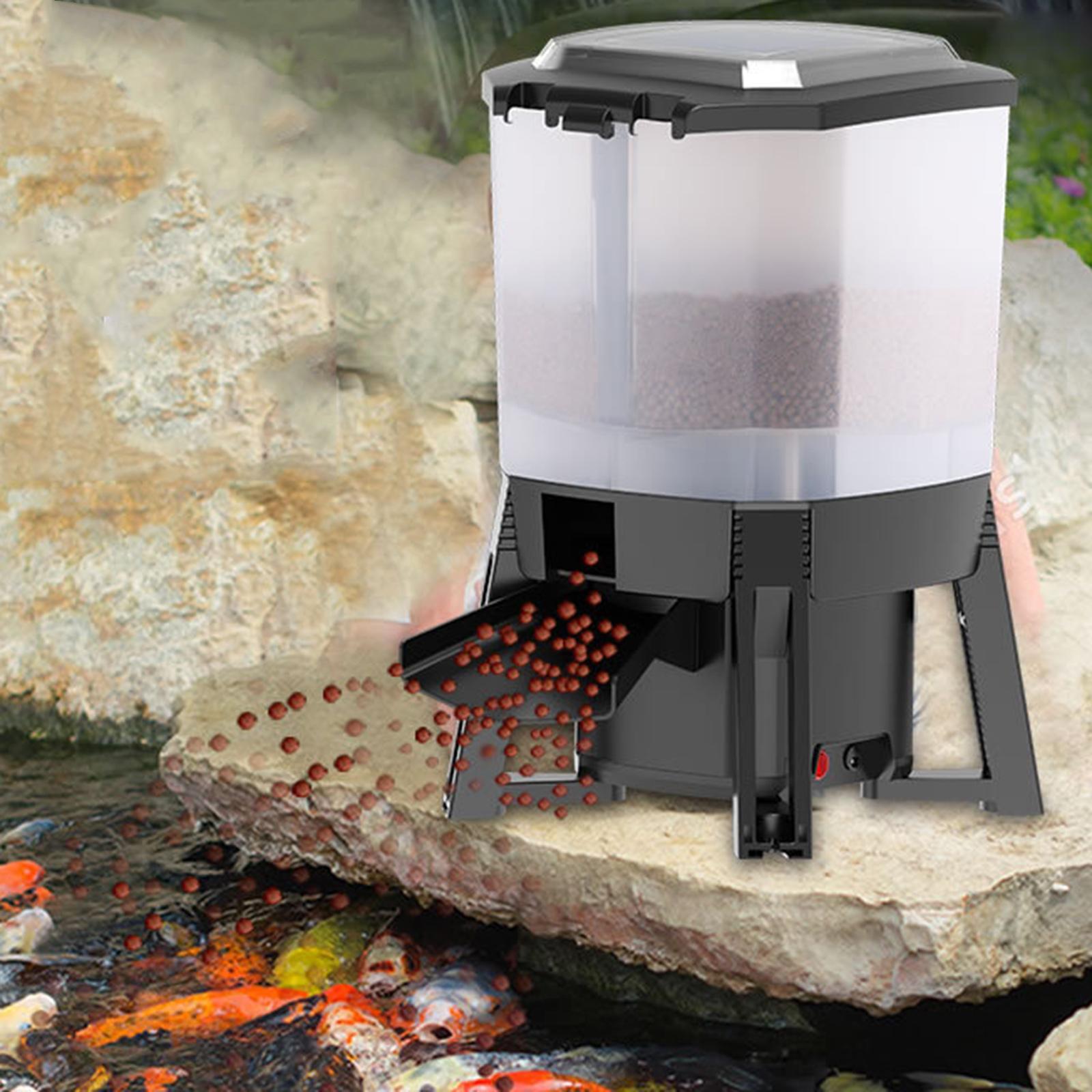 6L Adjustable Solar Automatic  - đánh giá và giá Aquarium Fish Feeder Automatic