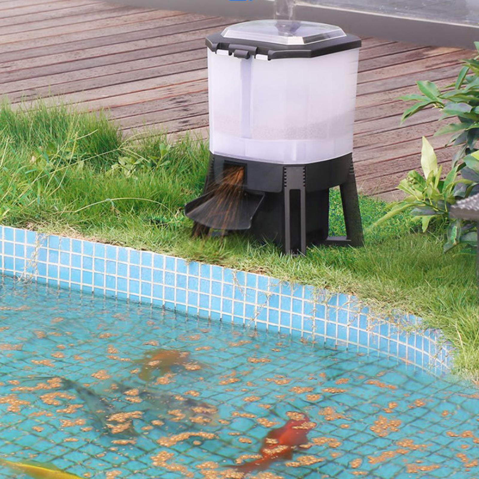 6L Adjustable Solar Automatic  - đánh giá và giá Aquarium Fish Feeder Automatic