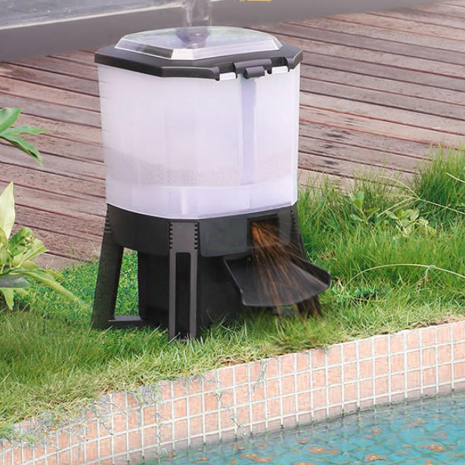 6L Adjustable Solar Automatic  - đánh giá và giá Aquarium Fish Feeder Automatic