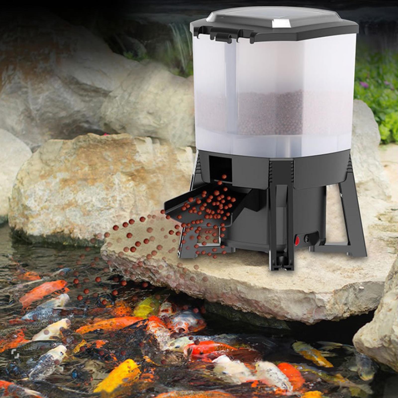 6L Adjustable Solar Automatic  - đánh giá và giá Aquarium Fish Feeder Automatic