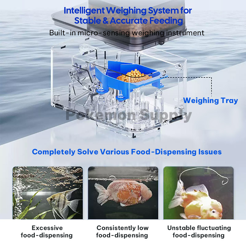 Smart Precise Weighing Automat - đánh giá và giá Aquarium Fish Feeder Automatic