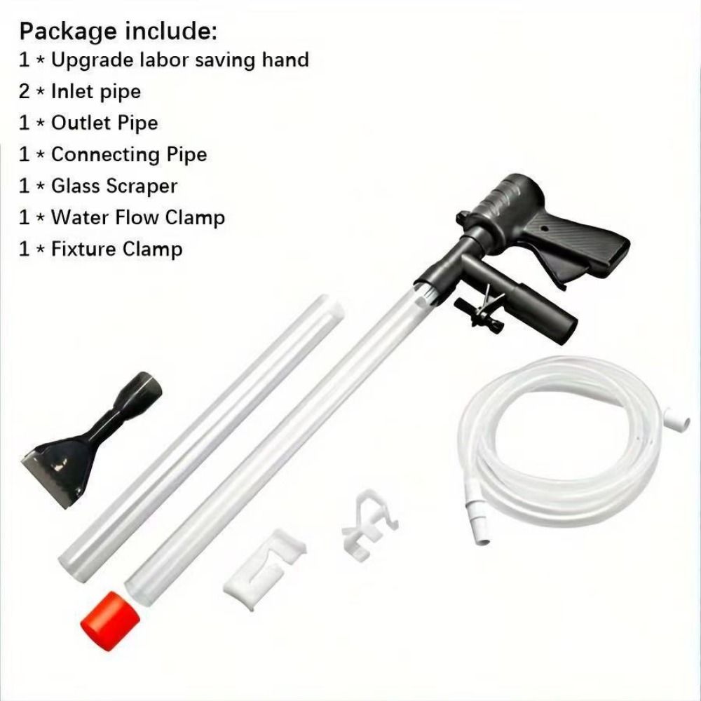 Semi-Automatic Aquarium Water  - đánh giá và giá Gravel Vacuum Cleaner