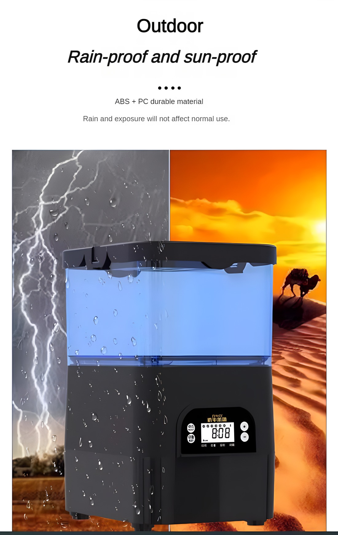 EVNICE Solar automatic fish fe - đánh giá và giá Aquarium Fish Feeder Automatic