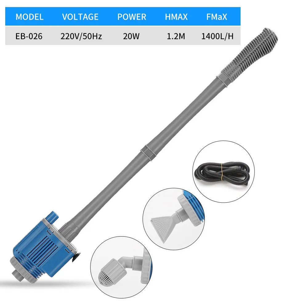 Aquarium Water Change Pump Ele - đánh giá và giá Gravel Vacuum Cleaner