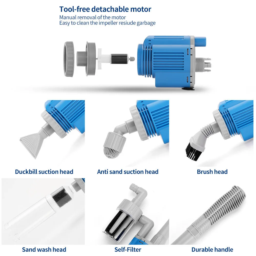 Aquarium Water Change Pump Ele - đánh giá và giá Gravel Vacuum Cleaner
