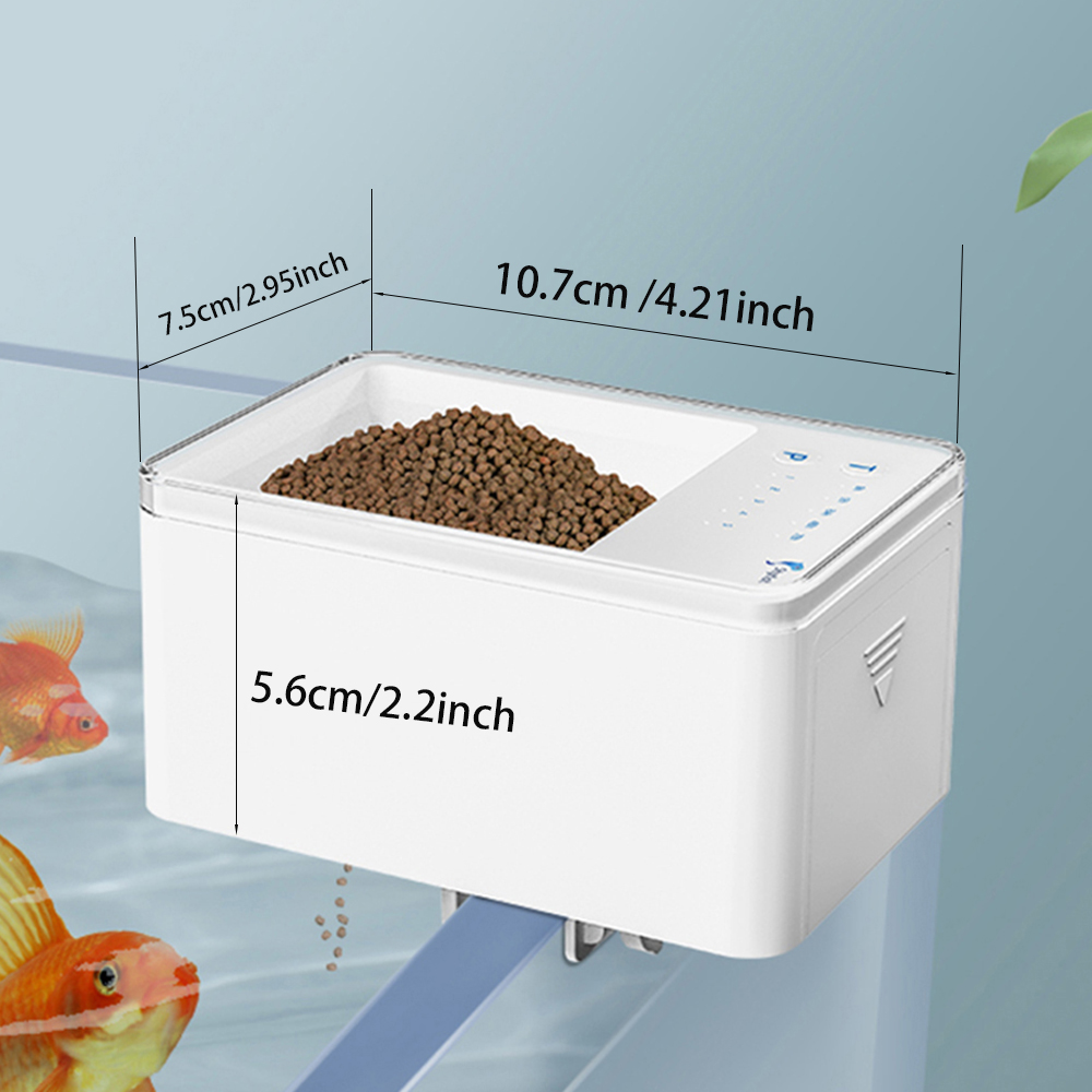 100ML Large Capacity Fish Feed - đánh giá và giá Aquarium Fish Feeder Automatic