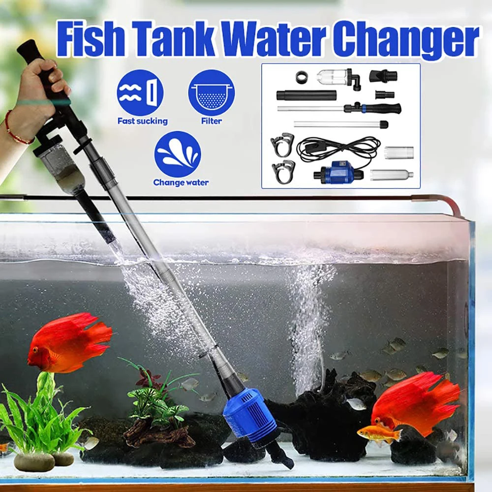 Sunsun HXS-02 Electric Aquariu - đánh giá và giá Gravel Vacuum Cleaner