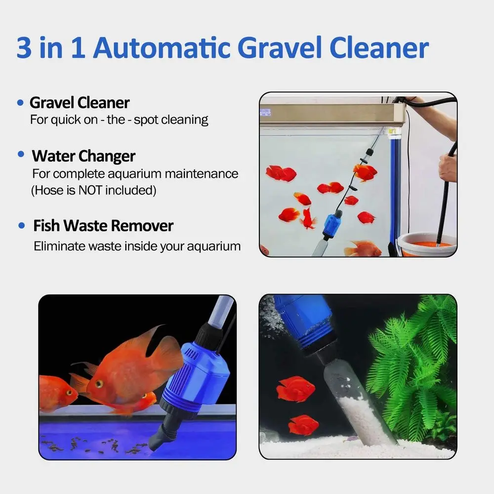 Sunsun HXS-02 Electric Aquariu - đánh giá và giá Gravel Vacuum Cleaner