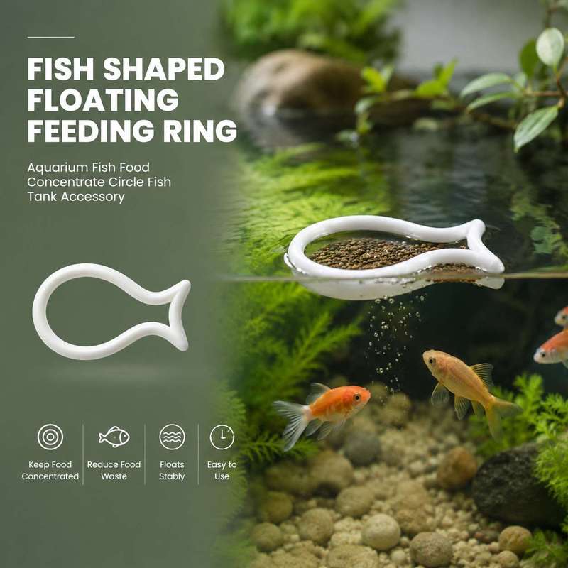 Fish Shaped Floating Feeding R - đánh giá và giá Aquarium Fish Food