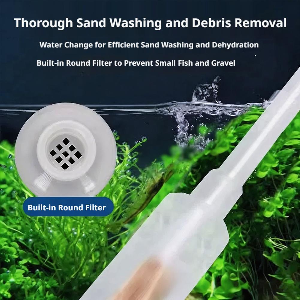 Manual Aquarium Siphon Fish Ta - đánh giá và giá Gravel Vacuum Cleaner