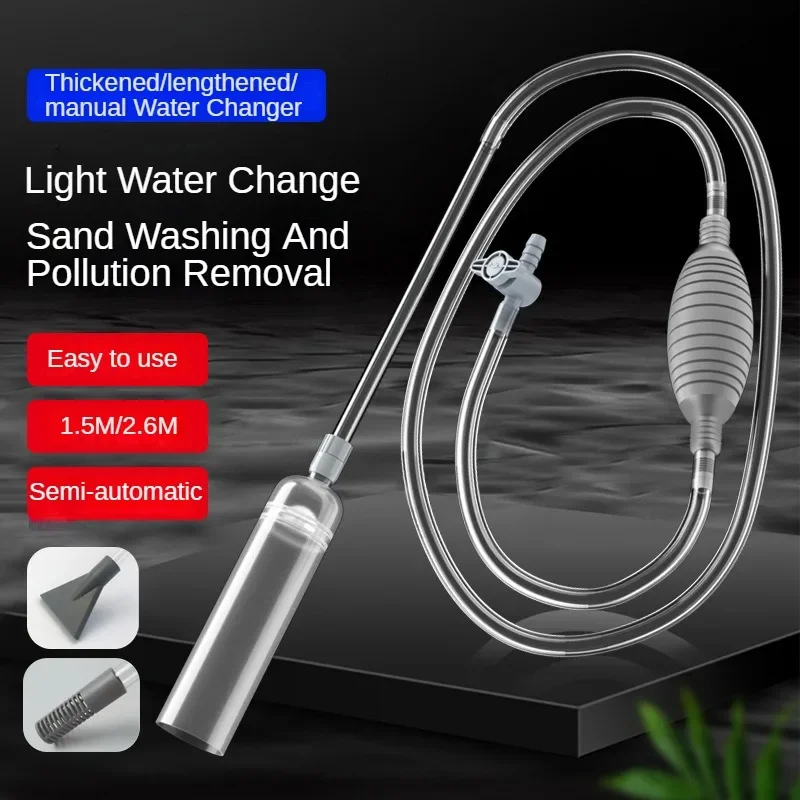 Large Fish Tank Aquarium Sipho - đánh giá và giá Gravel Vacuum Cleaner