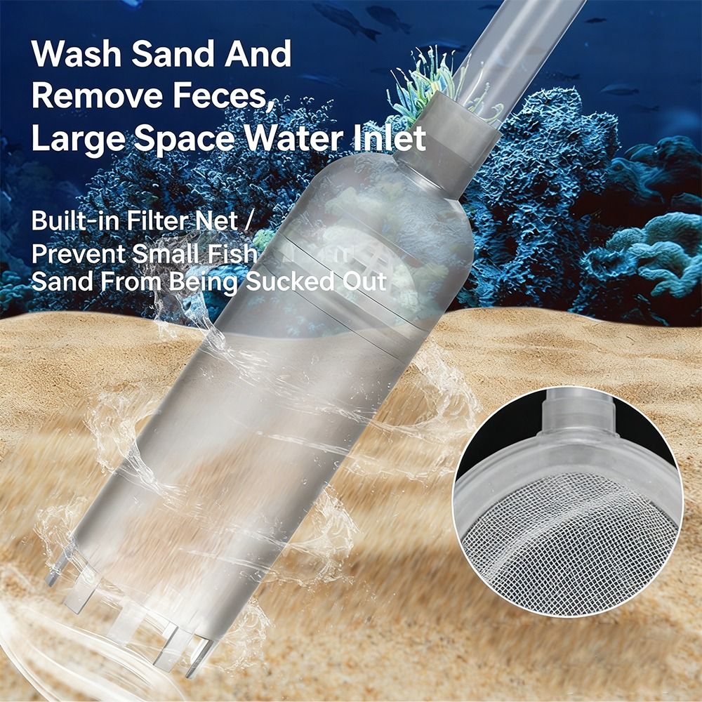 New Siphon Aquarium Gravel Cle - đánh giá và giá Gravel Vacuum Cleaner