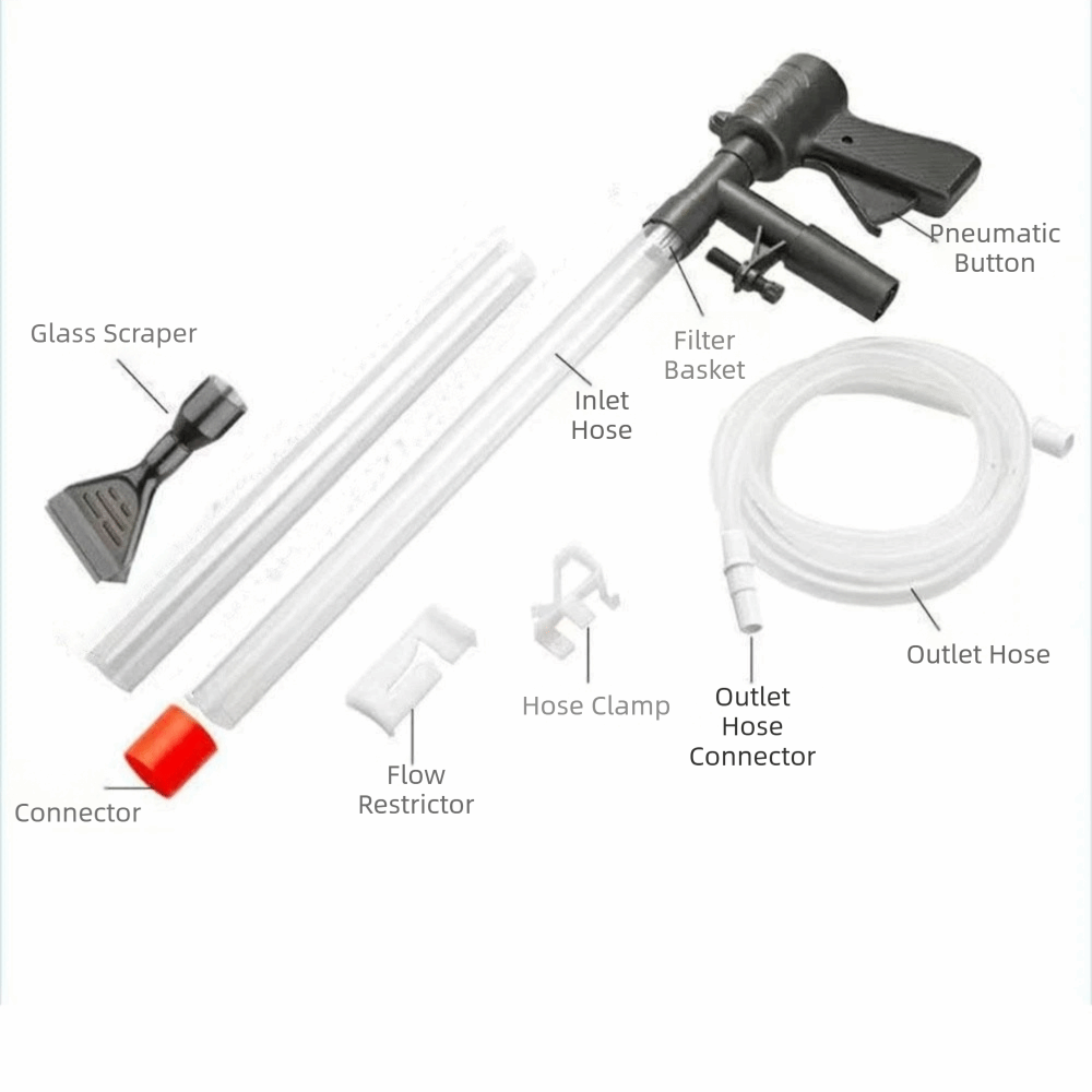 Semi-Automatic Aquarium Water  - đánh giá và giá Gravel Vacuum Cleaner