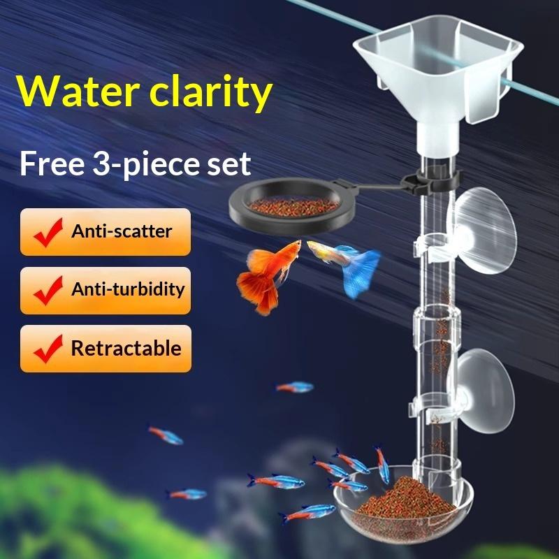 Telescopic Fish Tank Feeding T - đánh giá và giá Aquarium Fish Food