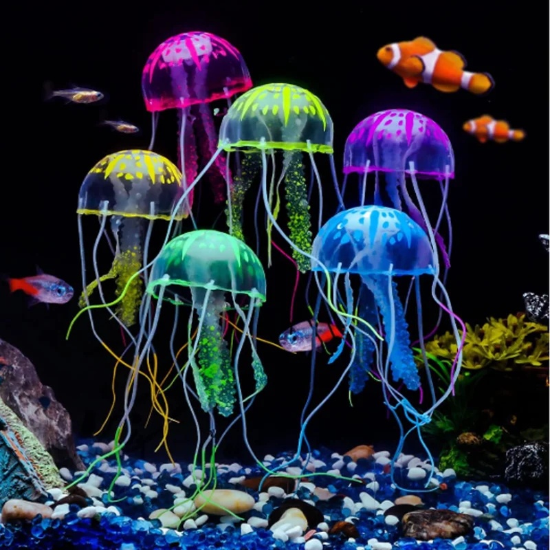 1/2Pcs Simulated Silicone Glow - đánh giá và giá Aquarium Fish Discus