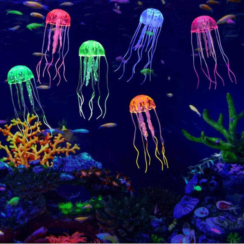 1/2Pcs Simulated Silicone Glow - đánh giá và giá Aquarium Fish Discus