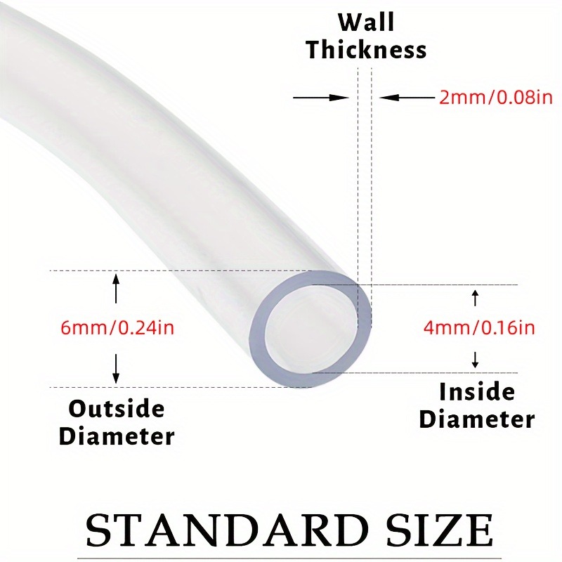 4*6mm Silicon Aquarium 1m/3m/5 - đánh giá và giá Aquarium Fish Food