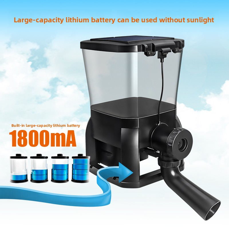 jebao solar koi pond outdoor f - đánh giá và giá Aquarium Fish Feeder Automatic