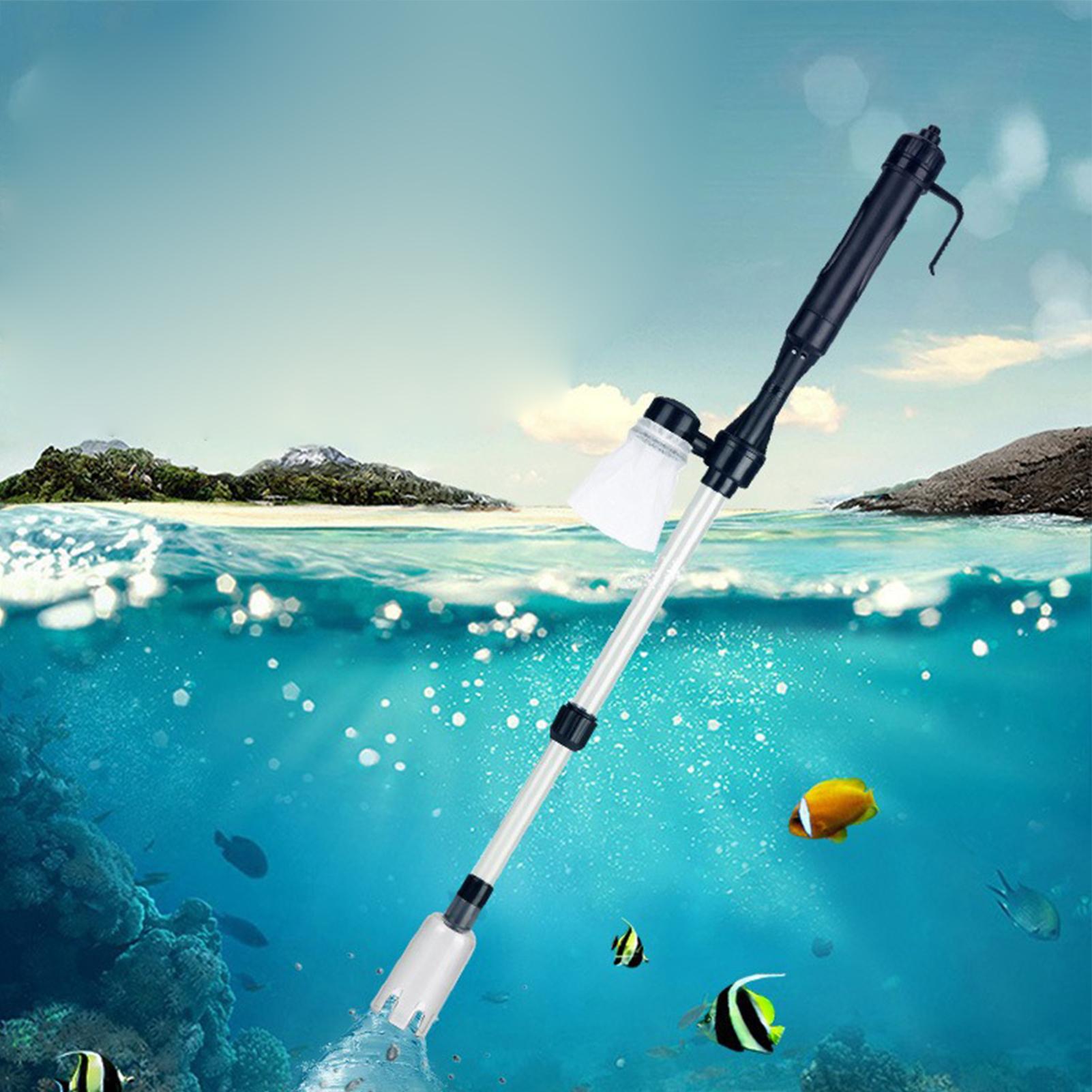 Aquarium Gravel Cleaner Telesc - đánh giá và giá Gravel Vacuum Cleaner
