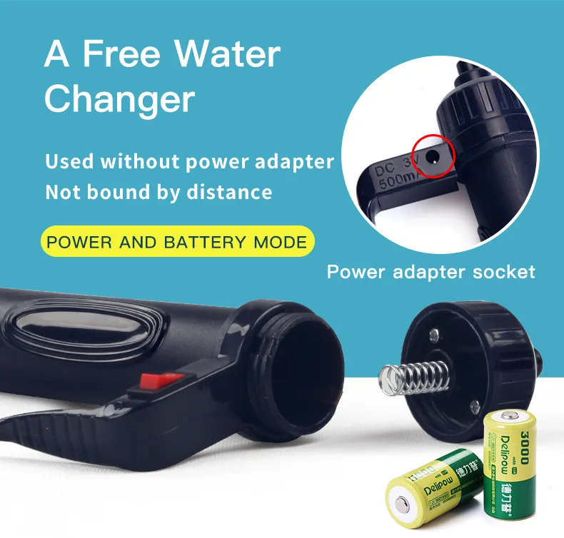 Electric Water Changer Vacuum  - đánh giá và giá Gravel Vacuum Cleaner
