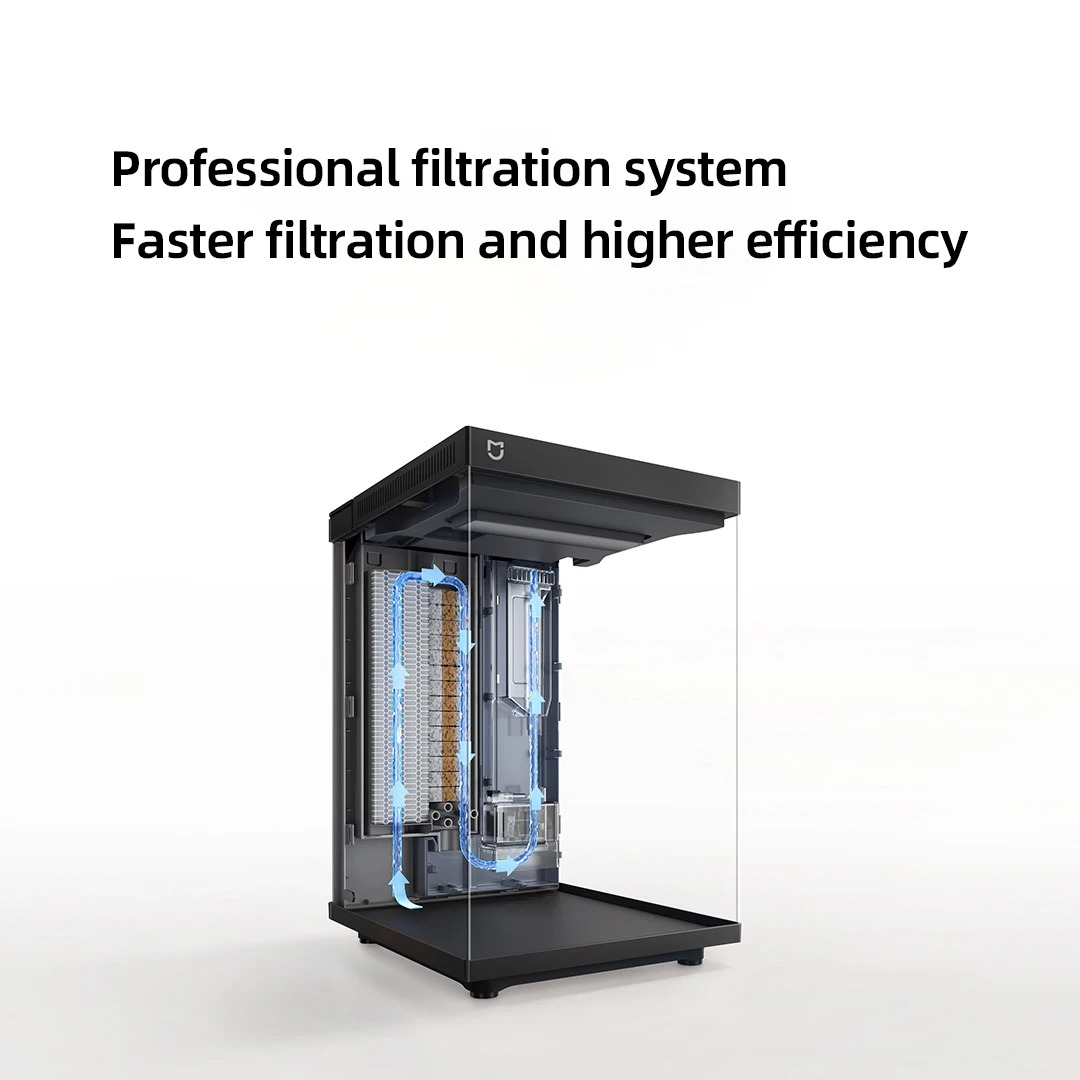 Xiaomi Mijia Smart Desktop Aqu - đánh giá và giá Xiaomi Aquarium Fish Tank