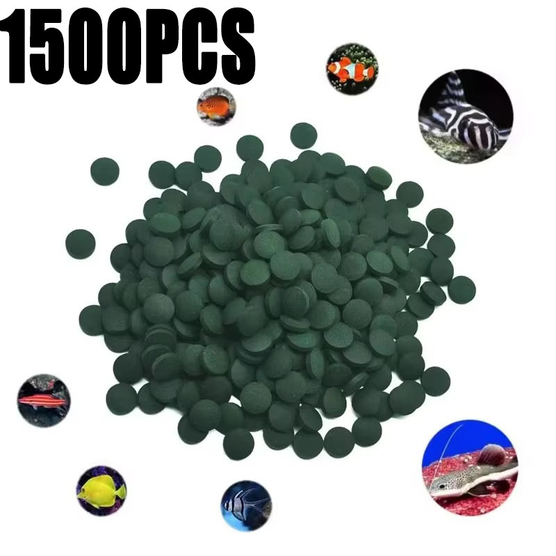 100-1500Pcs High-Purity Spirul - đánh giá và giá Aquarium Fish Food