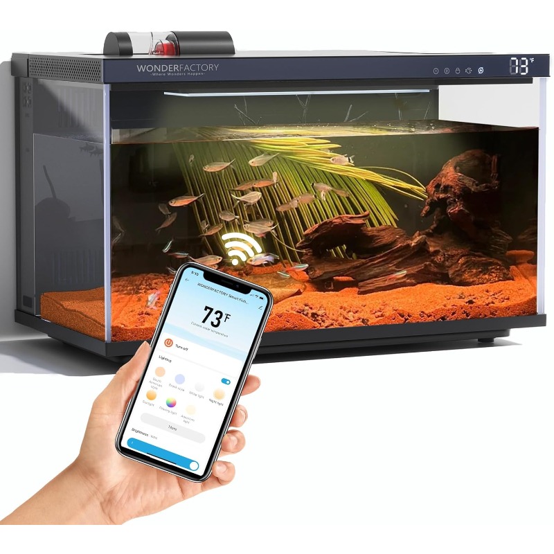 Smart Aquarium, Glass Fish Tan - đánh giá và giá Aquarium Fish Feeder Automatic