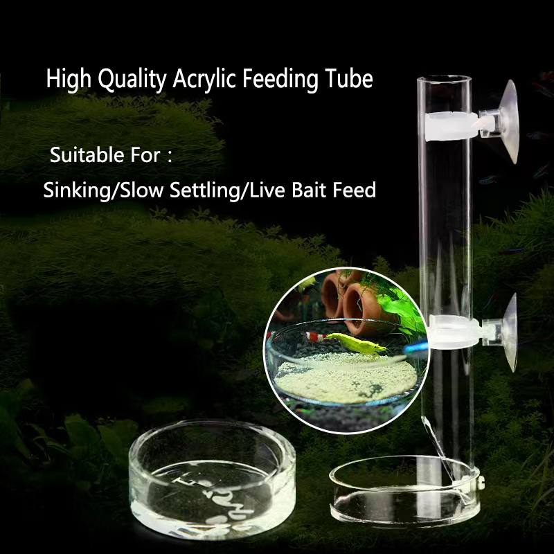 1Pcs Acrylic Aquarium Feeder T - đánh giá và giá Aquarium Fish Food