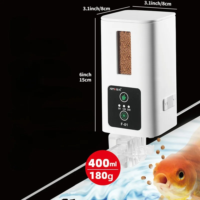 400ml Aquarium Automatische Fe - đánh giá và giá Aquarium Fish Feeder Automatic